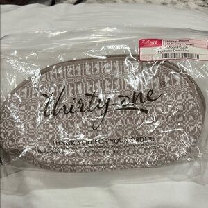 Thirty-One Blush Patterned Pouch